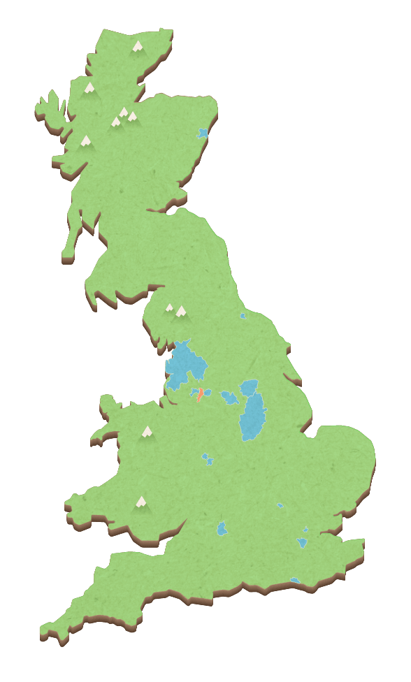 Map of the UK